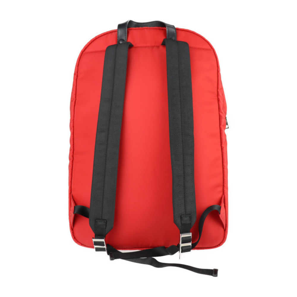 Prada Nylon Leather Red Backpack - image 3